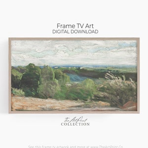 Samsung Frame TV Art, Landscape Art, Vintage Country Painting, Vintage Landscape Painting DIGITAL Art