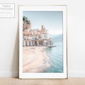 Amalfi Coast Print: Atrani Beach, Italy (Digital Download)