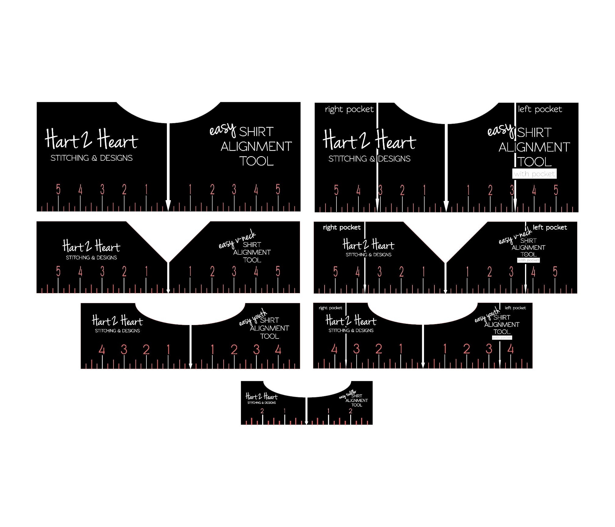 Download Branded T Shirt Alignment Guide Bundle Pack Digital Download Etsy