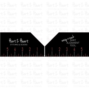 Download V Neck T Shirt Alignment Guide Digital Download T Shirt Etsy