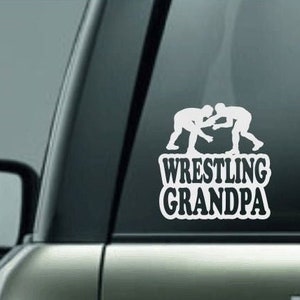Wrestling Grandpa, Wrestling Grandpa Decal, High School Wrestling, Professional Wrestling, Custom Wrestling Decal, Wrestling, Wrestling Team
