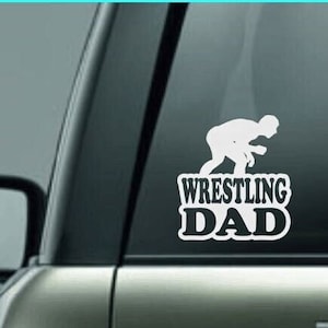 Wrestling Dad, Wrestling Dad Decal, High School Wrestling, Professional Wrestling, Custom Wrestling Decal, Wrestling, Wrestling Team