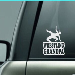 Wrestling Grandpa, Wrestling Grandpa Decal, High School Wrestling, Professional Wrestling, Custom Wrestling Decal, Wrestling, Wrestling Team