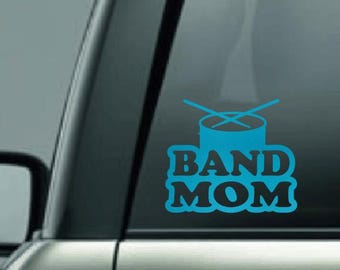 Band Mom Decal, High School Band Dad, Band Grandma Car Decal, Band Car Decal, Band Family Decal, Marching Band Grandpa, Drum Mom, CUSTOM