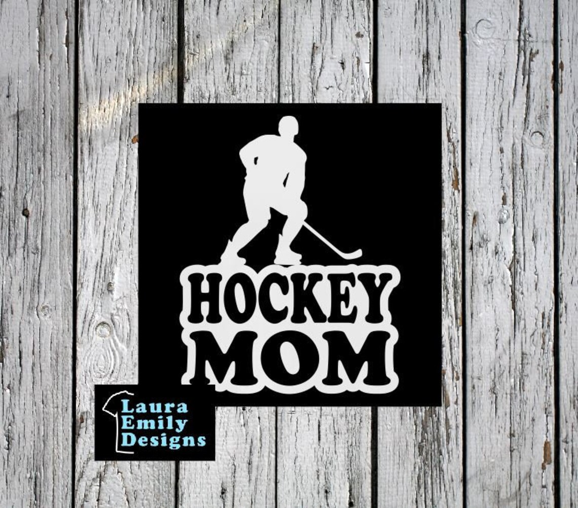 Hockey Mom Hockey Mom Car Decal Hockey Mom Sticker Hockey | Etsy