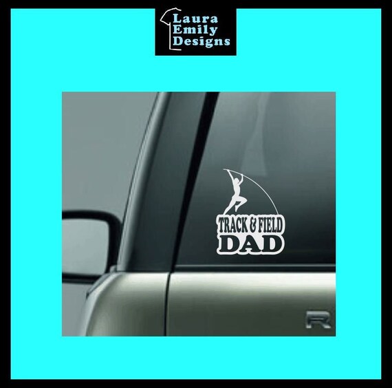 Track & Field Dad Track and Field Dad Car Decal Pole Vault Etsy
