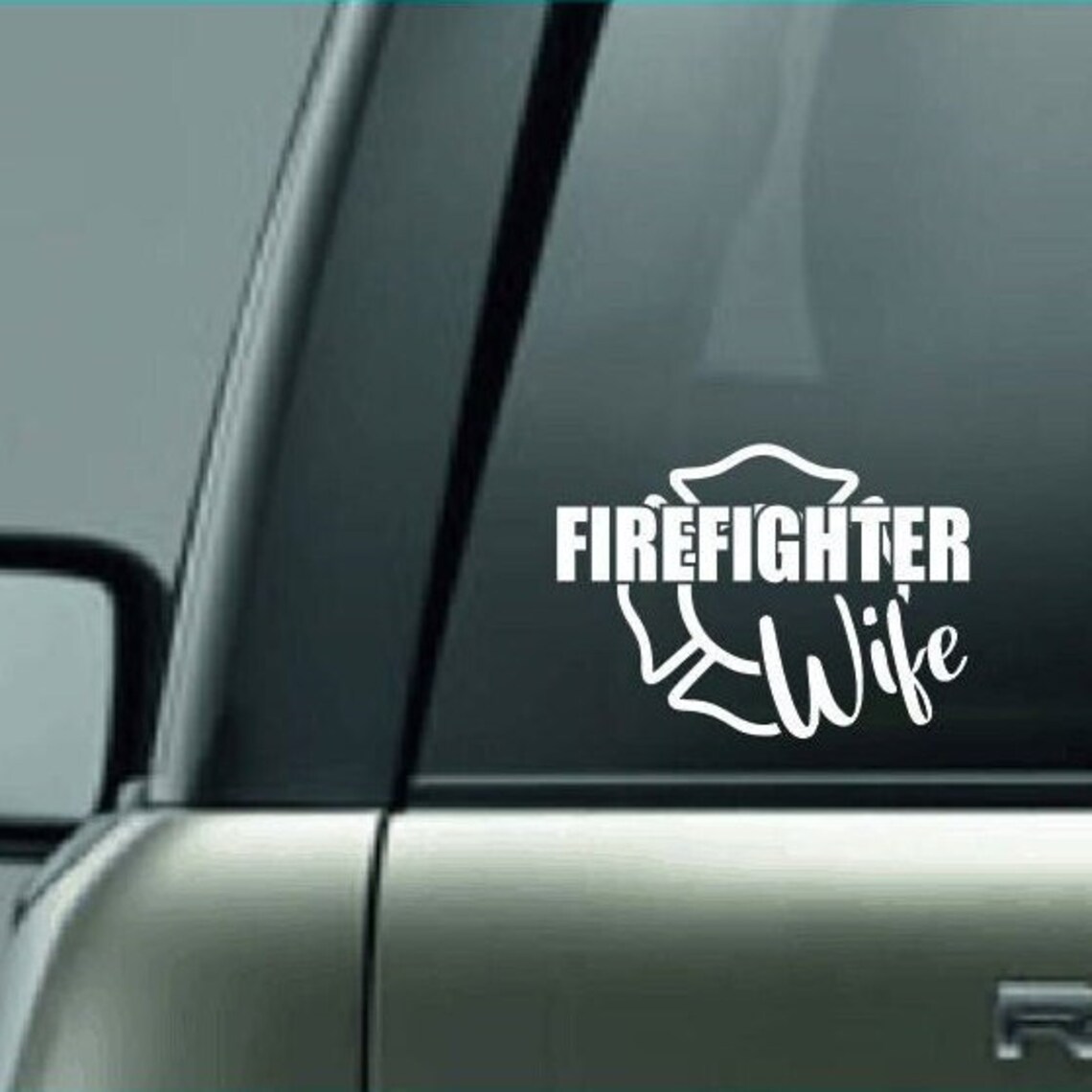 Firefighter Wife Car Decal, Wife Decal, Firefighter Wife, Essential ...