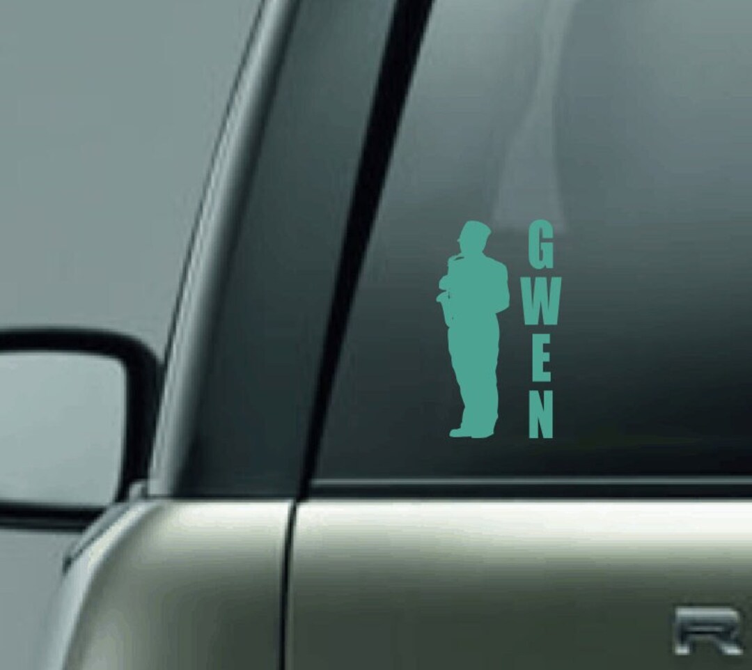 Personalized Band Vinyl Decal, Personalized Name Band Sticker, Custom ...