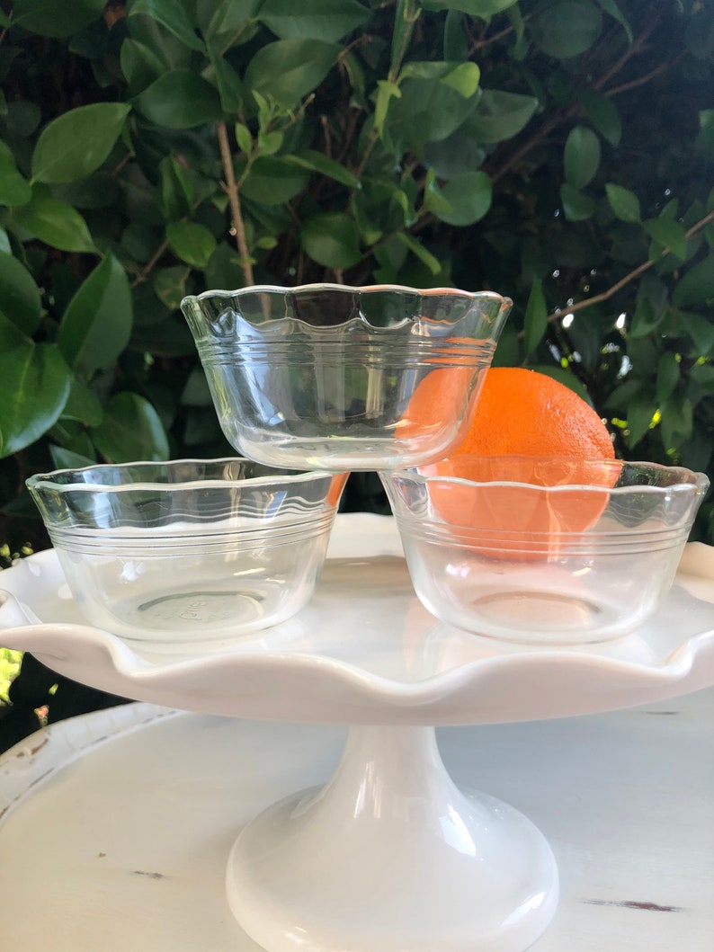 Pyrex Pinch Bowls 463 Custard Cups Ramekins Dessert Bowls Set Etsy