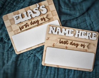 Personalized Back to School Sign | Reusable Photo Prop