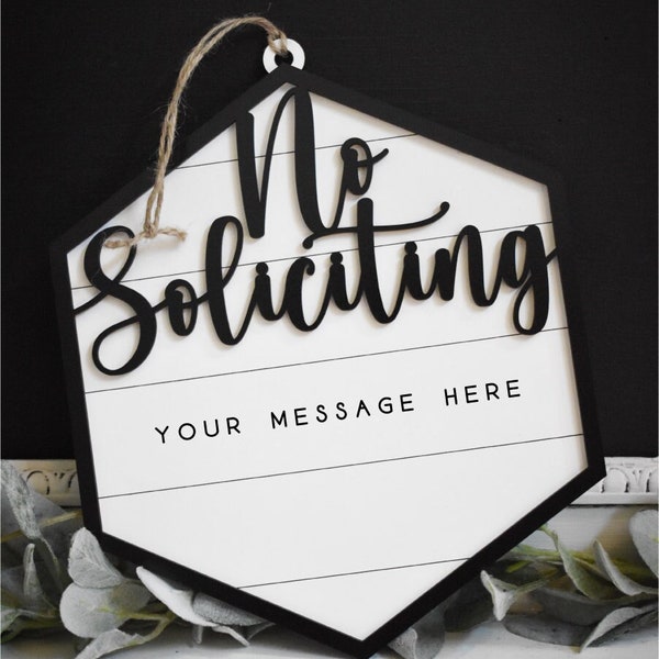 No Soliciting Sign, Do not ring the door bell, Do not knock sign, dogs will bark, door sign, farmhouse, custom sign, Don't Make It Weird