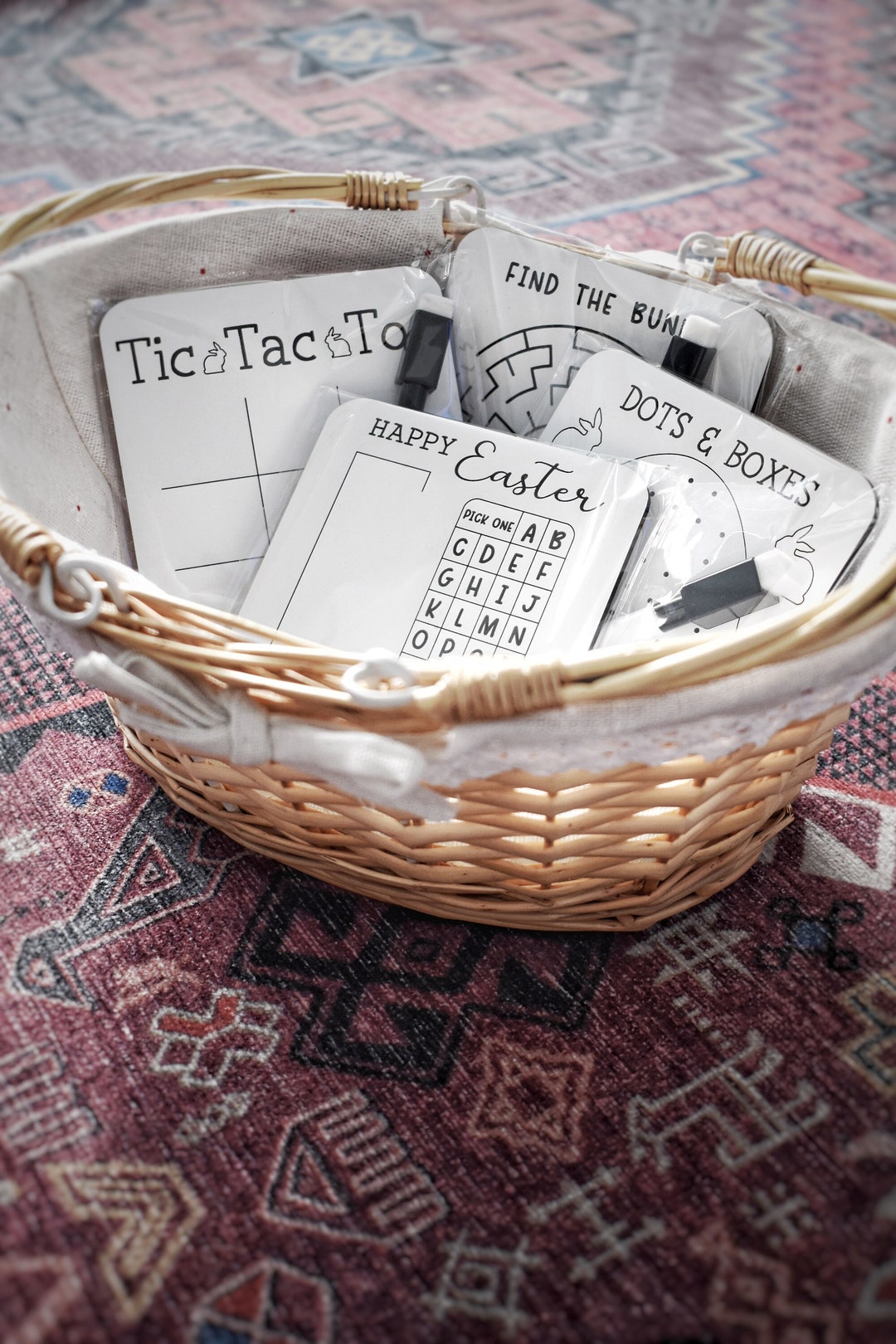 Dry Erase Board Games for Easter Baskets Easter Basket Filler Games