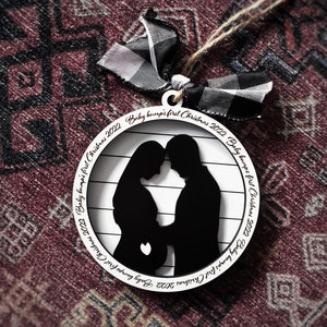 Baby Bump's First Christmas Growing Family Christmas Ornament Holiday ...