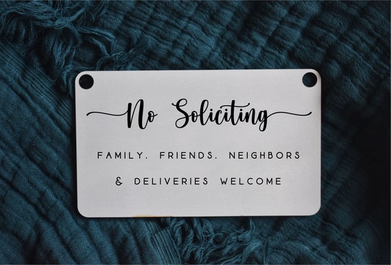 Do Not Knock or Ring the Doorbell, Sleeping Baby, Loud Ass Dog, No Soliciting Sign, Calligraphy No Soliciting Sign, packages, deliveries