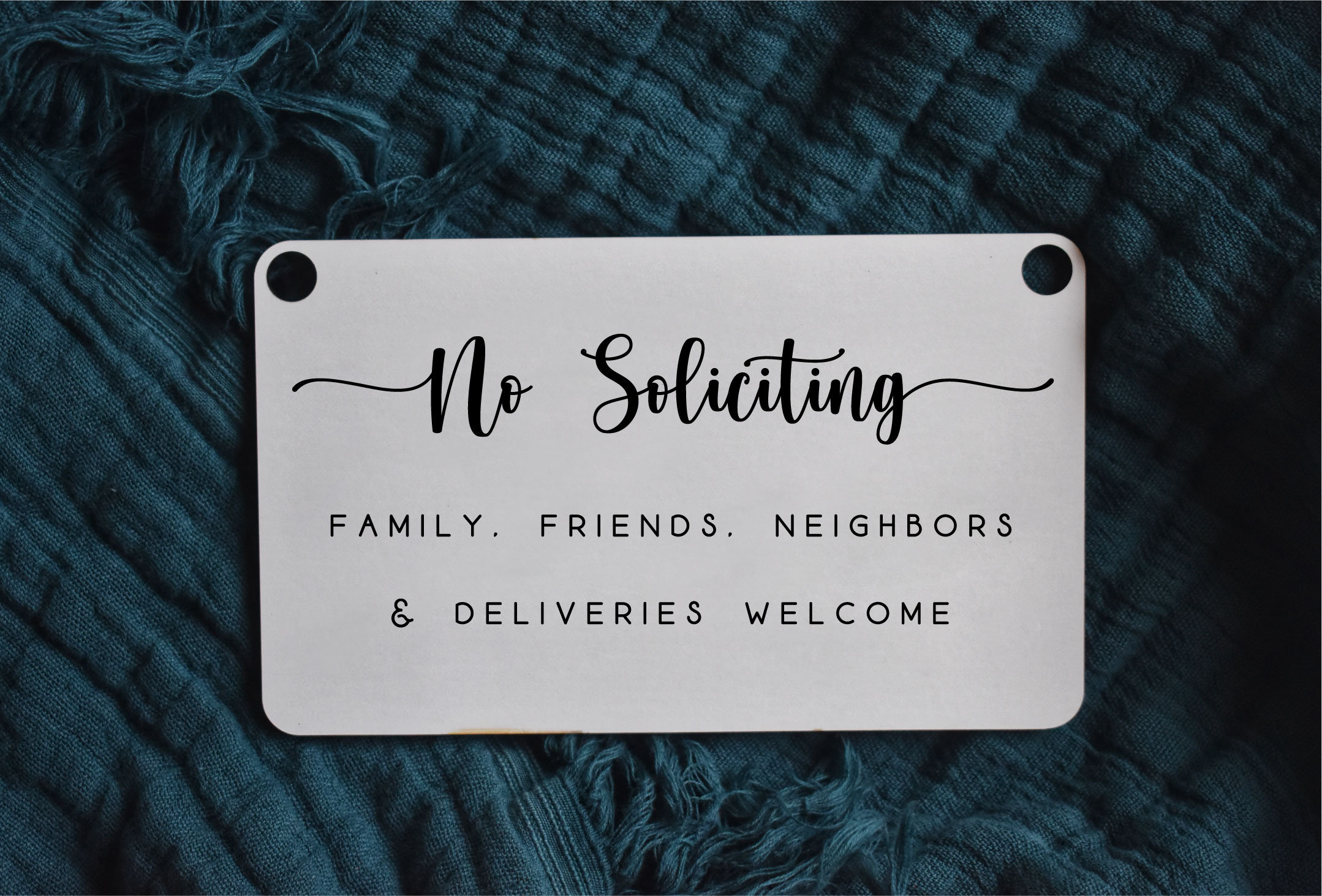 Do Not Knock or Ring the Doorbell, Sleeping Baby, Loud Ass Dog, No Soliciting Sign, Calligraphy No Soliciting Sign, packages, deliveries