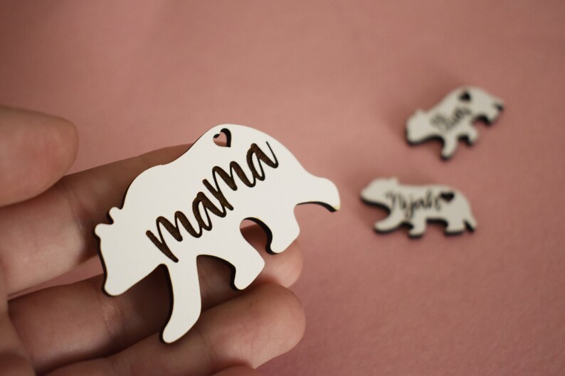 Download SVG file PDF file Two Piece Customizable Mama Bear ...