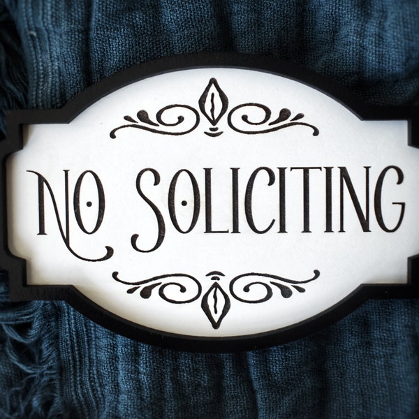 No Soliciting Sign, do not knock or ring the doorbell sign, dogs will bark, working from home, babies sleeping, door sign, farmhouse, custom