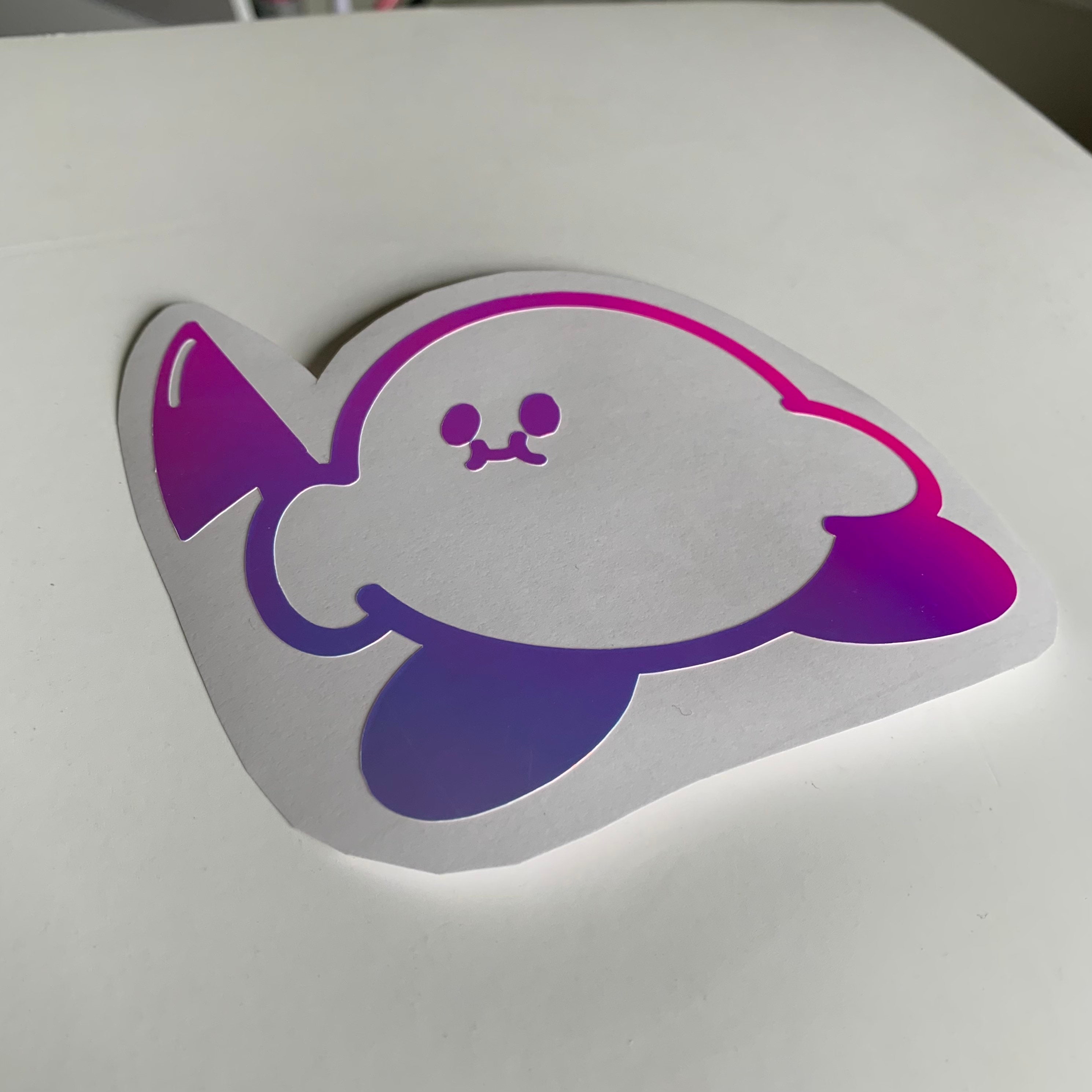 Kirby With A Knife Car Vinyl Decal Etsy