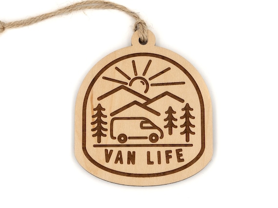 Van Life Wood Ornament
