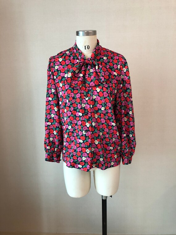Vintage 70’s Chalet Blanc Poppy Pink and Red Poppy