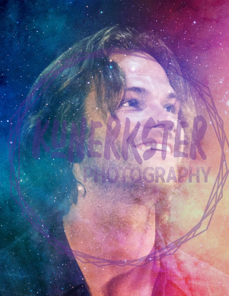 Jared Padalecki Galaxy Print