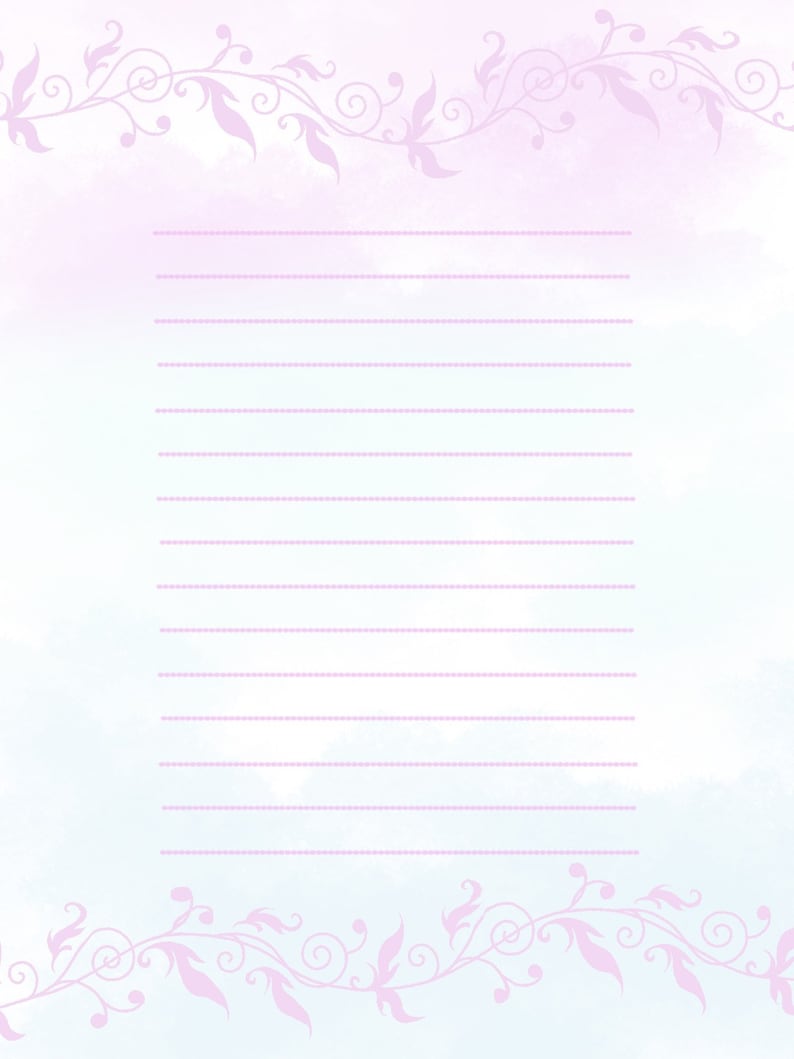 Printable Stationery *ivy* - Etsy