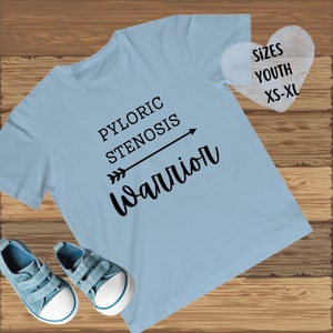 Pyloric Stenosis Warrior Youth T-Shirt - Pyloric Stenosis Kids&#39; T-Shirt - Awareness T-Shirt - Pyloric Stenosis Survivor