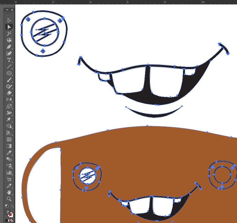 Mater Smile Mask SVG Pdf Eps Dxf files for Cricket | Etsy