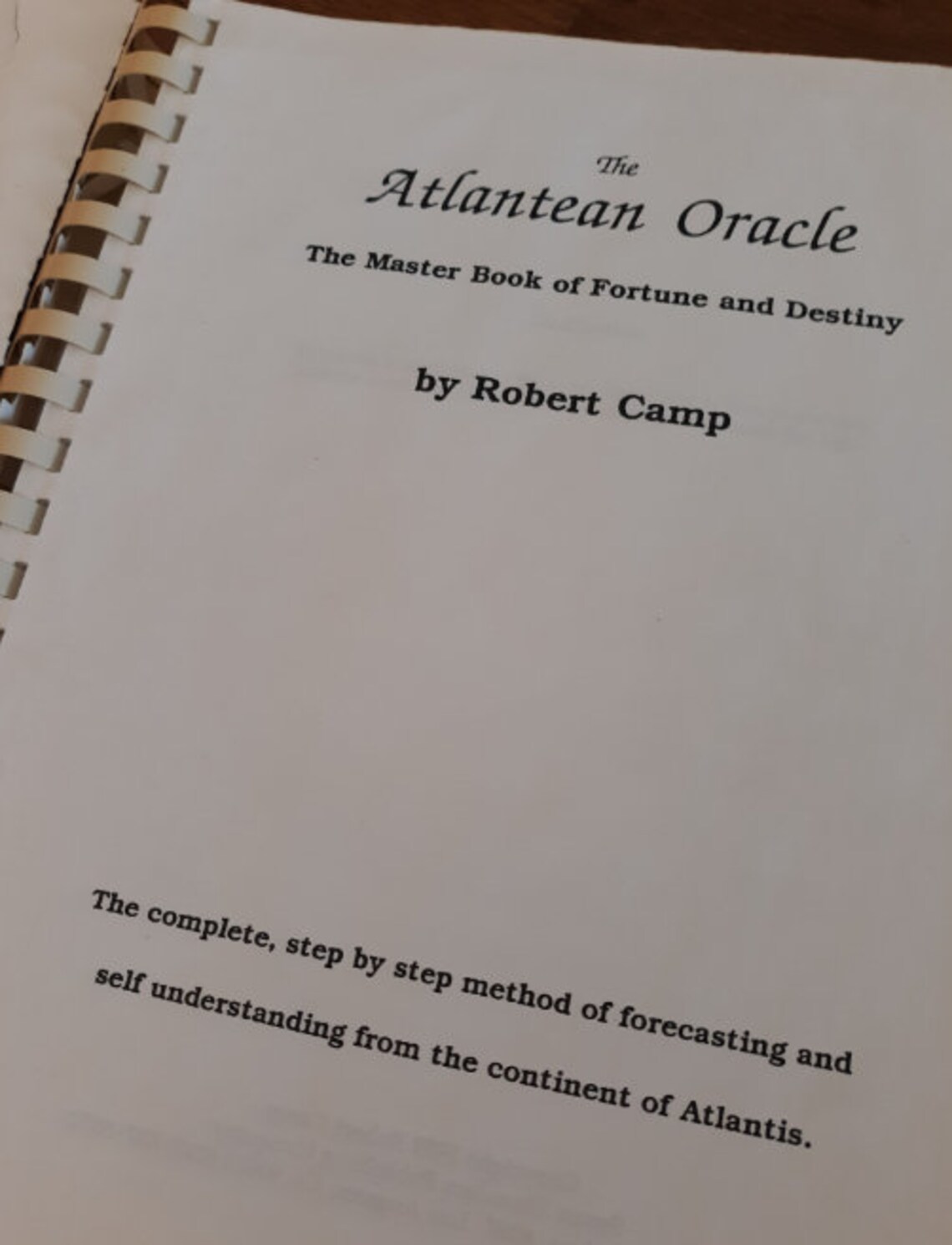 Atlantean Oracle Book Oracle Divination Atlantis Mythology Etsy