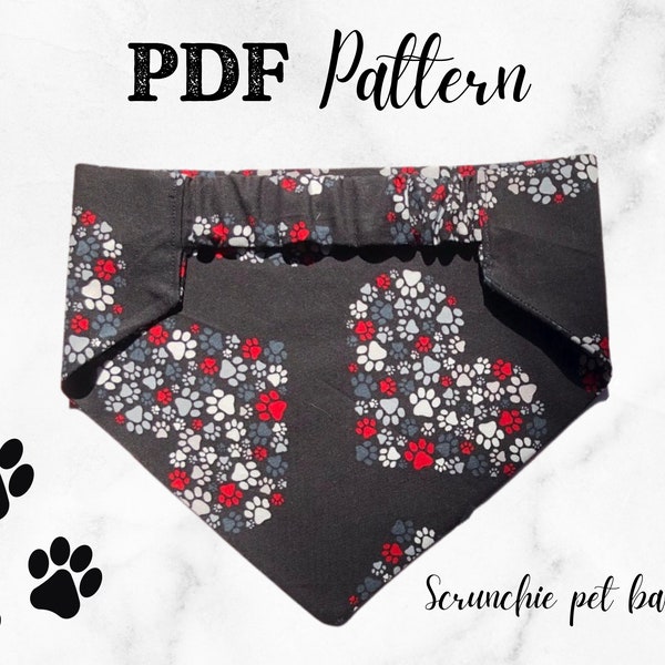 Dog Bandana Sewing Pattern Etsy