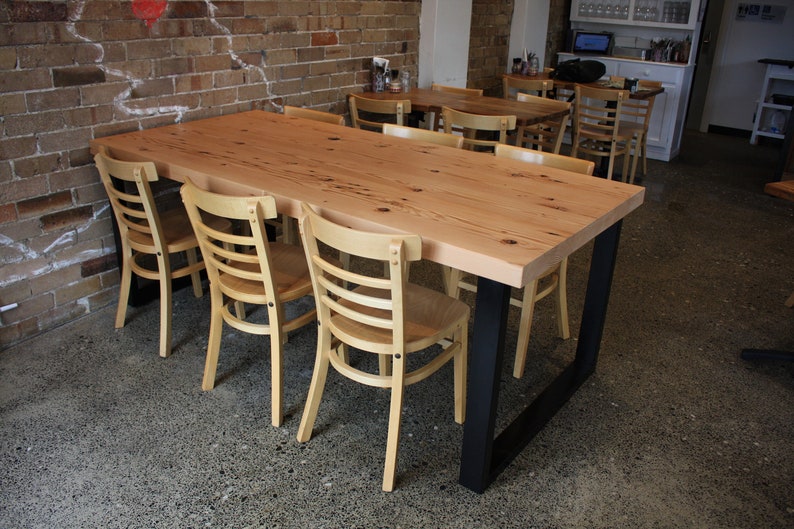 Reclaimed Oregon Timber Dining Table Handmade Etsy Australia