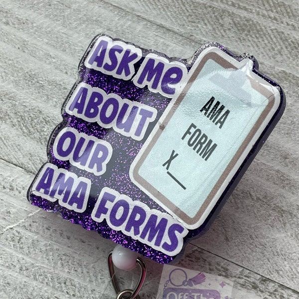 Ask Me About Our AMA Forms Badge Reel