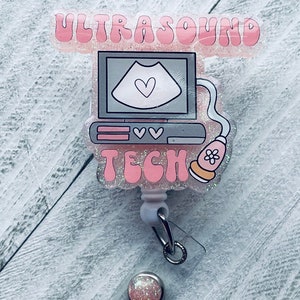 Sonographer/Ultrasound Tech Badge Reel~ Makes a Great DMS Student Gift!