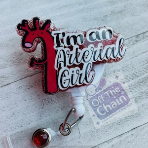 Arterial Girl Badge Reel~ RVT Sonographer Gift