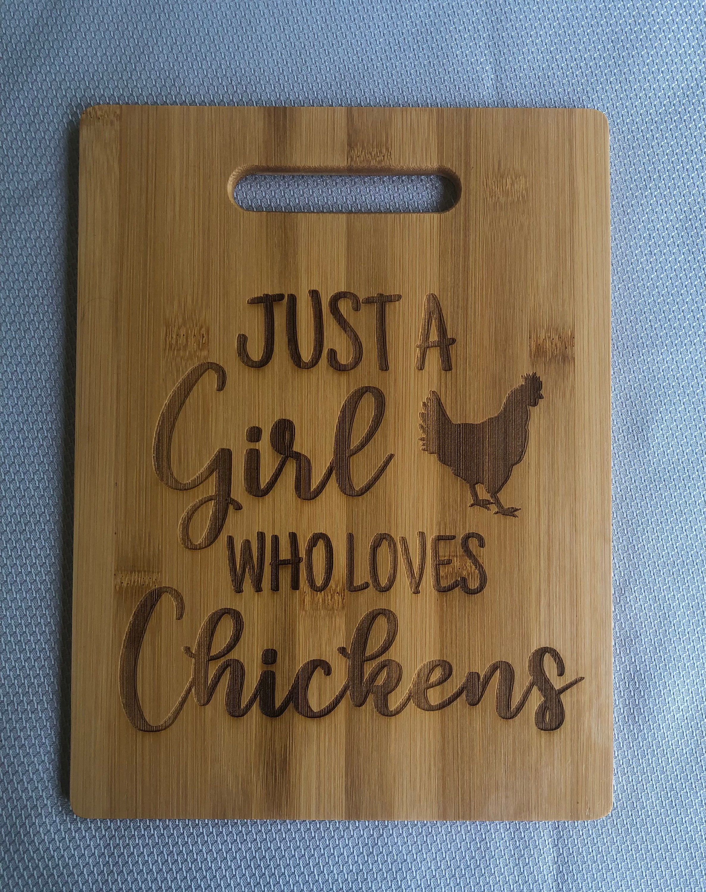 Chicken Cutting Board Etsy