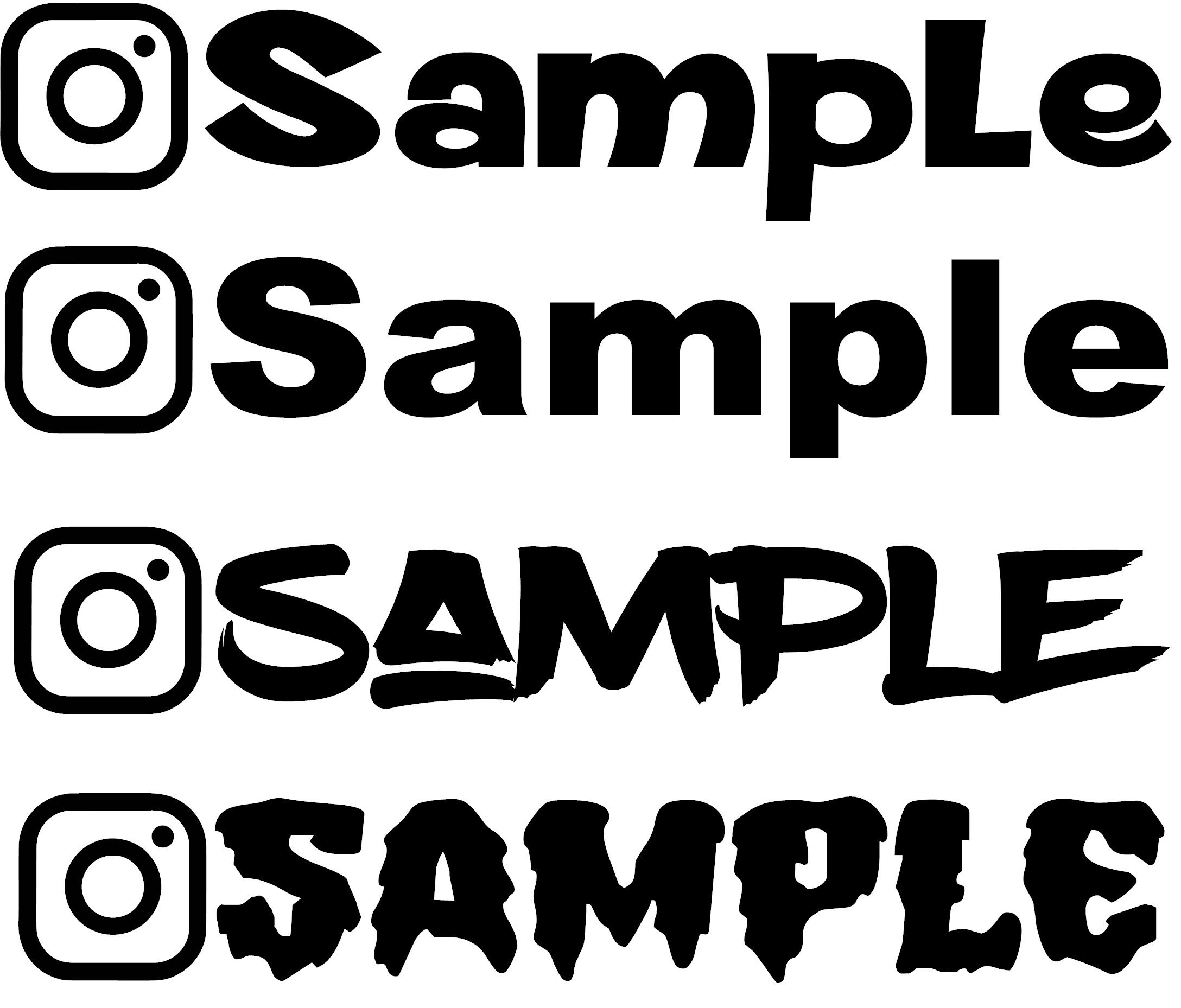 IG tag decals qty3 Etsy