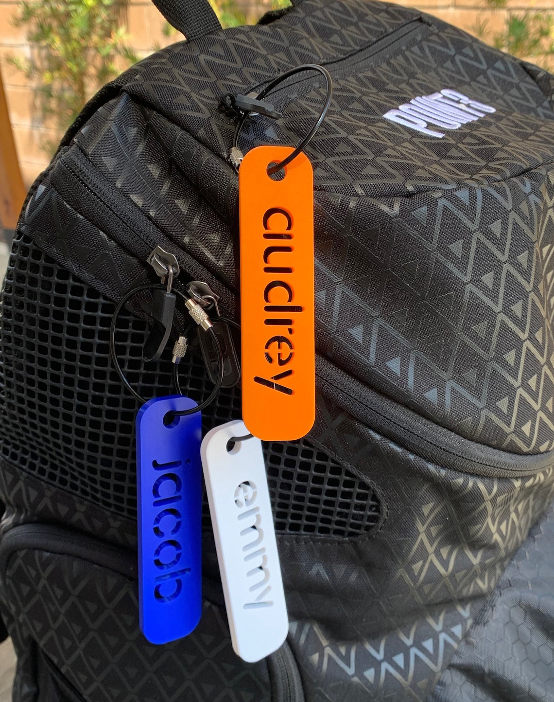 Personalized Name Tags for Bags Backpacks Sports Teams Etsy