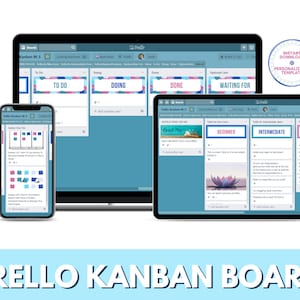 Trello Kanban Board Template (Mindsparkle)
