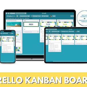 Trello Kanban Board Template (Seascape)
