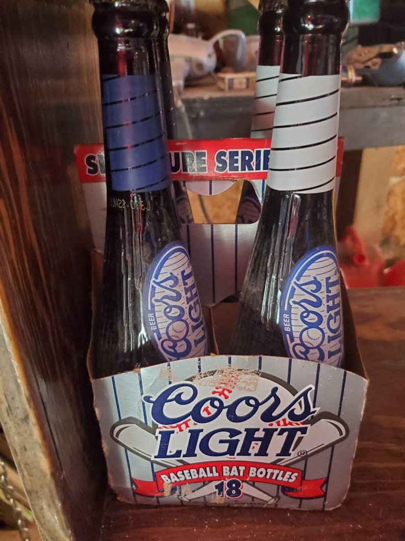 Coors Baseball bat bottle 4 pack all original Etsy