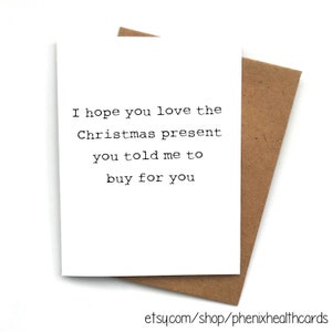 Greeting Card, Funny Merry Christmas Card, Christmas Gift, Merry Christmas, Christmas gift