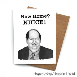 cartão O escritório, casa nova? Legal! Kevin Malone, Parabéns, Cartão de Nova Casa, Parabéns, Presente de Inauguração, Presente de Nova Casa