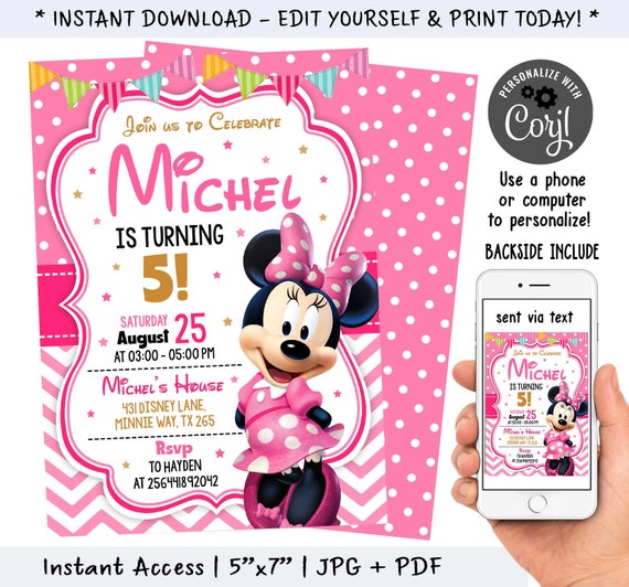 Editable Birthday Party Invitation Birthday Invitation - Etsy