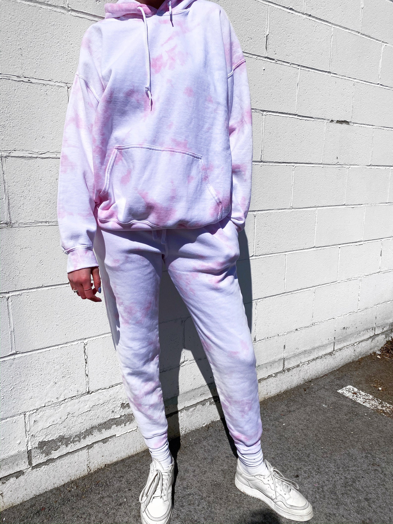 soft tie dye sweatsuit