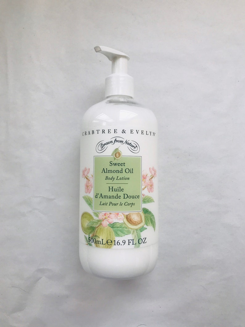 Crabtree & Evelyn Sweet Almond Oil Body Lotion Jumbo Size Etsy