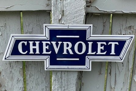 Vintage Style Chevrolet thermometer Man Cave Garage Embossed Super Service