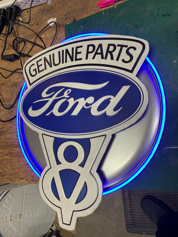 Ford V8 Neon Rope LED Wall Sign, Texaco, Oil and Gas, Mopar, Ford, Muscle  Car, Hot Rod, , Garage, Mancave, Workshop, Fathers Day, Gift 