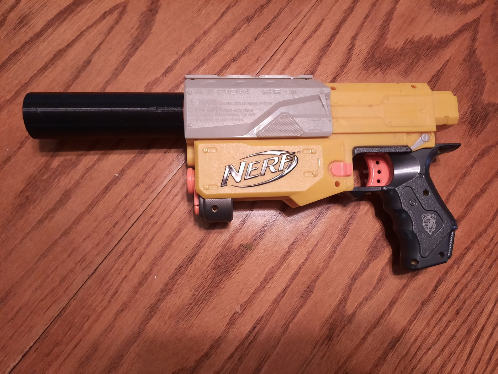 Nerf Suppressor Attachment Nerf Barrel Attachment Mod Etsy