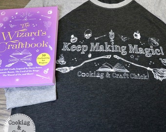 Keep Making Magic Unisex Tri-Blend 3/4 Raglan Tee