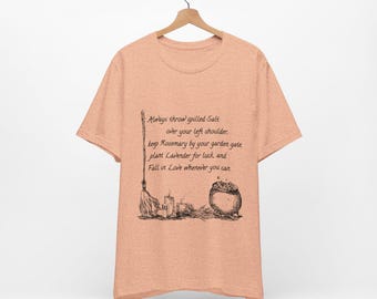 Practical Magic Quote Shirt | Salt Rosemary Lavender Love Shirt | Inspirational Quote | Magic Spell Shirt | Witch Shirt | Magic | Halloween